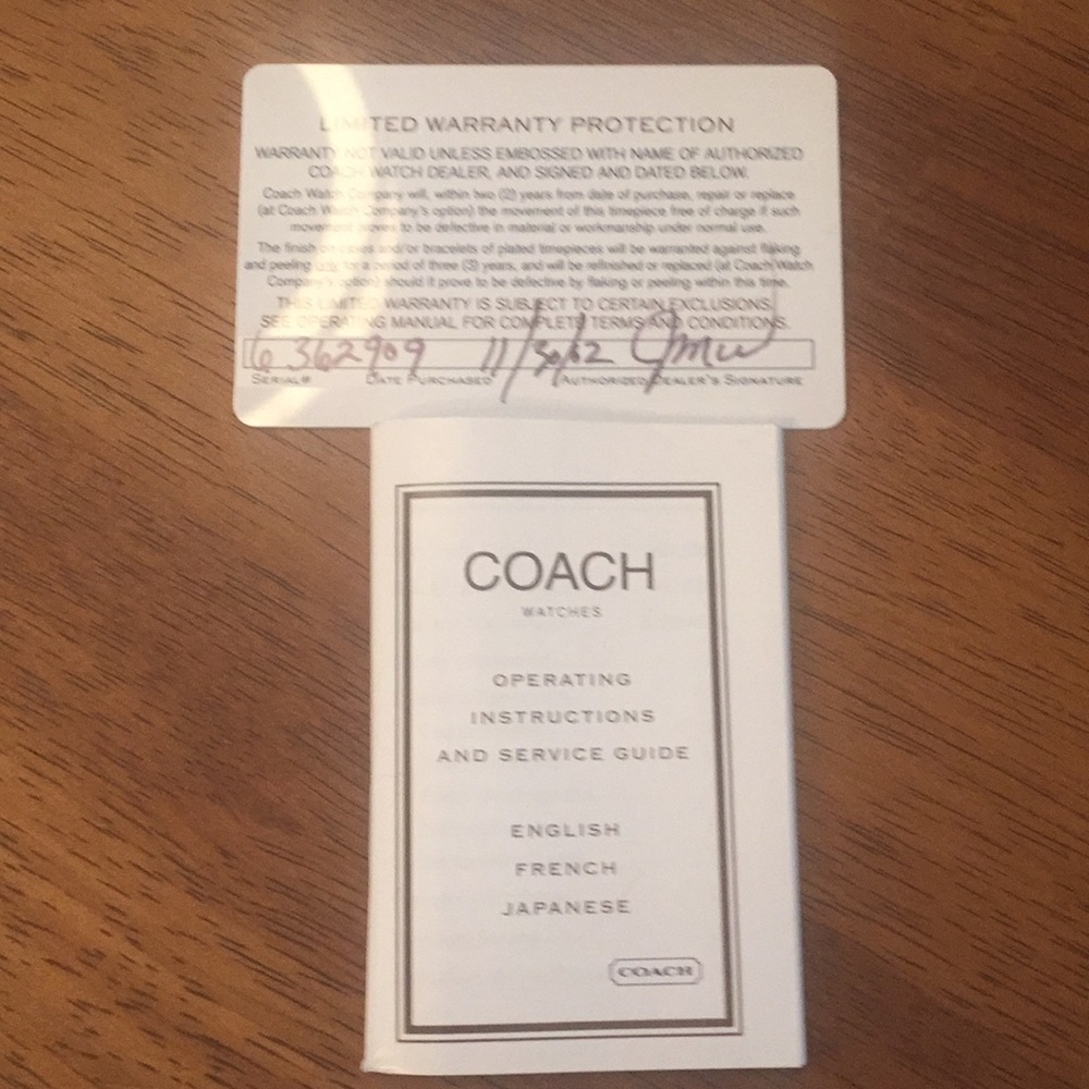 Coach watch - Picture 3 of 8